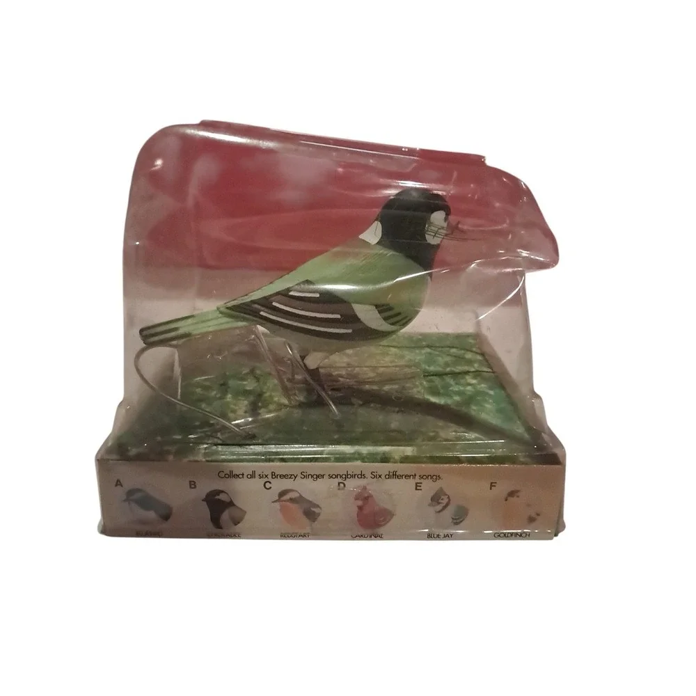 Takara Breezy Singers Motion Activated Song Bird Chickadee